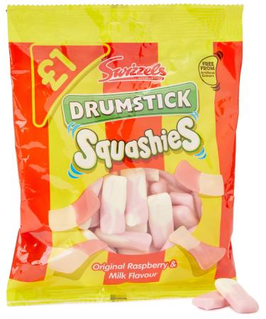 Swizzels Drumstick Original Raspberry & Milk Squashies 145 g