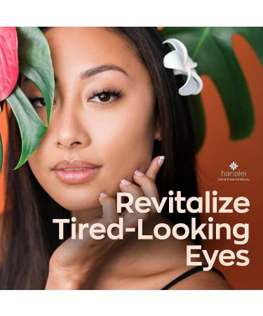 Hanalei Kona Peptide Eye Cream - Minimize Wrinkles & Puffiness | Hawaiian Botanicals, Caffeine, Peptides | Made in USA, Cruelty-Free & Vegan (0.5 oz) - Buy Online on SooperMarket.com