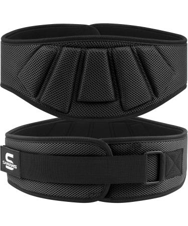 Sawan Weight Lifting Belt for Men & Women - Ultimate Fitness & Bodybuilding Support | Strength Training Powerlifting Gym | Adjustable Black Design - Buy Online on SooperMarket.com