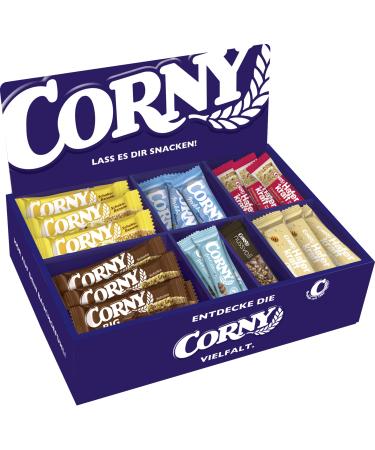 Corny Mix Box - Muesli oat bars and nut bars bulk pack 75 bars 75 pieces (1 pack) Single