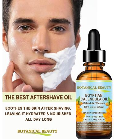 Buy Pure Egyptian Calendula Oil | Natural Moisturizer for Face Skin Hair & Nails | Botanical Beauty 1 Fl Oz (30 ml - Buy Online on SooperMarket.com