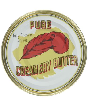 Red Feather Cremery Canned Butter A real butter from new Zealand-100% pure no artificial colors or flavors-Great For Hurricane Preparedness Emergency Survival Earthquake Kit-(6 Cans/12Oz. Each Can)