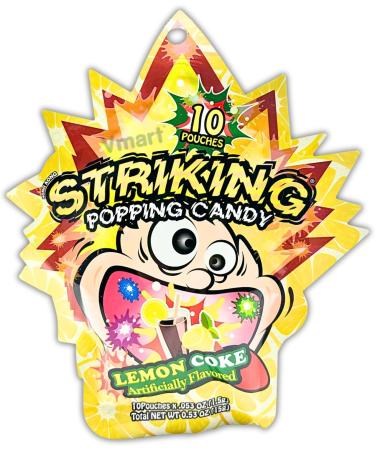 Striking Popping Candy Lemon Coke Flavour 15g (Pack of 2) - Buy Online on SooperMarket.com