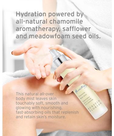 Kerstin Florian Chamomile Body Spray - Lightweight Moisturizing Dry Oil Mist for Men & Women | Non-Greasy Full Body Hydration (3.4 fl oz) - International Shipping Available - Buy Online on SooperMarket.com