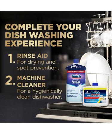 Finish Quantum UltraMAX Automatic Dishwasher Detergent Fresh 60 Tabs - Removes burnt-on stains & 24 h dried-on stains no pre-rinse needed - Buy Online on SooperMarket.com