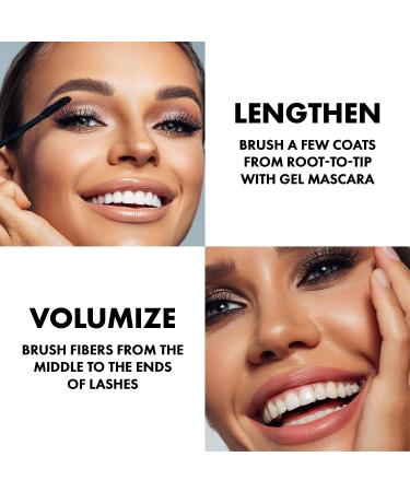 3D Lash Fiber Mascara (2 Tubes) - Lengthening Tubing Mascara for Bold Volume - Non-Toxic & Hypoallergenic - Buy Online on SooperMarket.com