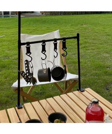Folding Camping Hanging Rack | Portable Collapsible Lantern Stand Pole Holder - Buy Online on SooperMarket.com