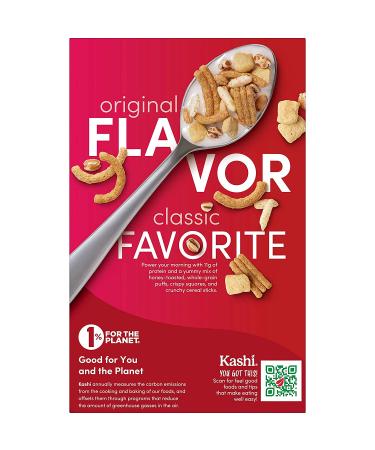 Kashi GO Fiber Cereal Vegetarian Protein Original 10 Boxes - Buy Online on SooperMarket.com