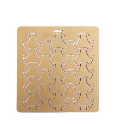 THEALESE Sashiko Stencil by Acrylic - Sashiko Embroidery Pattern - Quilting Stencil | Craquelure