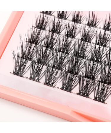 Buy 10-12-14-16mm Mixed Wide Stem Cluster Lashes | 3D Volume Soft & Lightweight Individual False Eyelashes - Buy Online on SooperMarket.com