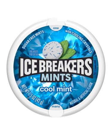 Ice Breakers Mints Cool Mint - Refreshing Peppermint Candies 1 Piece (8 x 42g) | International Shipping Available - Buy Online on SooperMarket.com