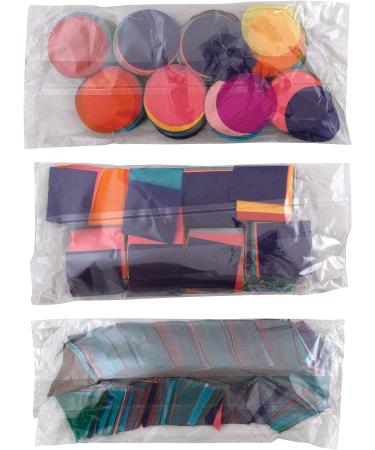 Spectra Bleeding Tissue Shapes Assortment - 25 Colors, Assorted Sizes & Shapes - 1.1 lbs - Buy Online on SooperMarket.com