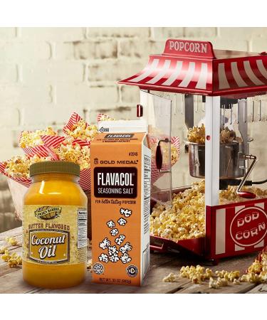 Ultimate Movie Theater Popcorn Kit - Flavacol Salt & Golden Barrel Butter Flavored Coconut Oil - Vegan & Gluten-Free Ingredients - Non-GMO & Kosher Certified - Buy Online on SooperMarket.com