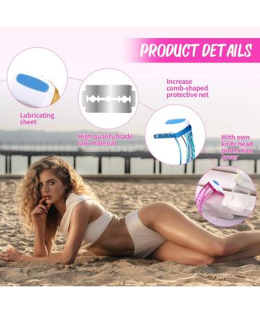 16-Piece Bikini Razor Set | Disposable Manual Beauty Razors for Women's Pubic Hair Removal & Body Care - Buy Online on SooperMarket.com