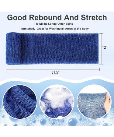 Yiclick Exfoliating African Net Sponge 3 Pcs - Body Scrubber and Washcloth Set for Shower and Bath - Exfoliating Loofah Sponge for Smooth Skin - 3 Count - Buy Online on SooperMarket.com