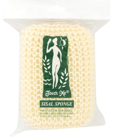 Touch Me Natural Sisal Covered Bath Sponge (Pack of 2)