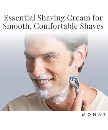 Buy MONAT For Men Essential Shaving Cream - Natural Formula with Shea Butter & Coconut Oil - 120ml - Buy Online on SooperMarket.com