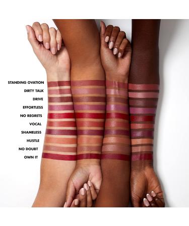 e.l.f. O Face Satin Lipstick - Richly Pigmented, Nourishing & Long-Lasting Creamy Lipstick with Jojoba - Vegan & Cruelty-Free - Buy Online on SooperMarket.com