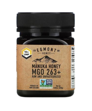 Egmont Honey Manuka Honey Raw And Unpasteurized MGO 263+ 8.82 oz (250 g)
