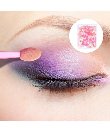 Baluue 100pcs Double Ended Eyeshadow Brush Dual Sides Eyeshadow Double-ended Eyedhadow Brush Eye Shadow Applicator Double-ended Eyeshadow Cosmetic - Buy Online on SooperMarket.com