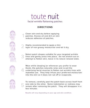 Toute Nuit Wrinkle Patches Face Tape Trial Pack - 54 Patches - Forehead, Eyes, Lips - Anti-Wrinkle Patch Set - Buy Online on SooperMarket.com