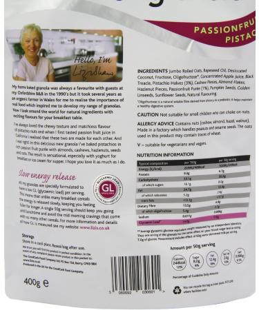 Lizi's | Lizi's Passionfruit Granola | 8 x 400g - Buy Online on SooperMarket.com
