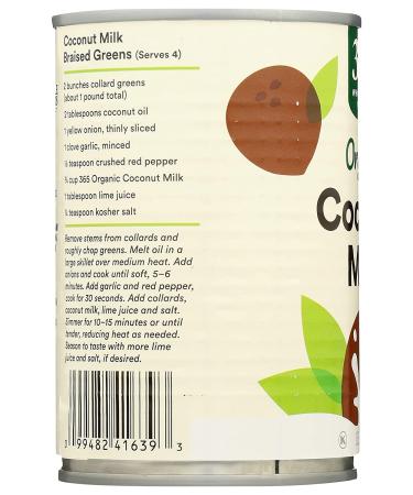 365 by Whole Foods Market Organic Coconut Milk - 13.5 Fl Oz - Buy Online on SooperMarket.com