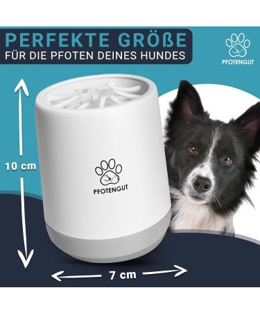 Pfotengut Dog Paw Cleaner - Gentle & Effective for Small & Large Dogs | Includes Suction-Strong Microfiber Towel - Buy Online on SooperMarket.com