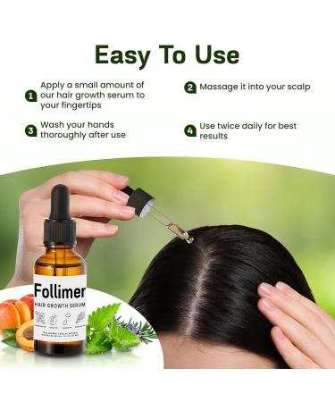 Premium Hair Growth Oil - DHT Blocker with Organic Rosemary Peppermint Pumpkin Seed & Apricot Oils | Natural Minoxidil Alternative | Made in USA - Buy Online on SooperMarket.com