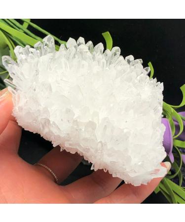 Natural Crystal Natural Transparent Quartz Crystal Group Minerals are Very Suitable for and Active of Reiki Stones HOMEZHOU