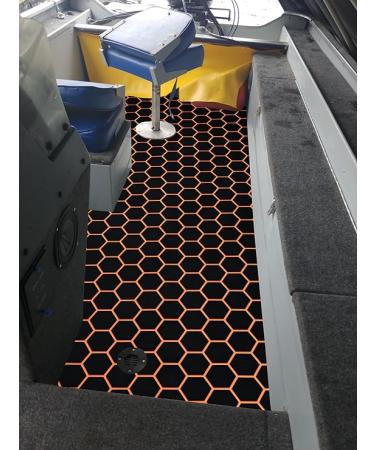 Hexagonal Stripes EVA Self-Adhesive Boat Decking Sheet - Non-Skid Marine Flooring for Yacht  RV  Swimming Pool - 94.5 x 35.4 Thick Mat - Buy Online on SooperMarket.com