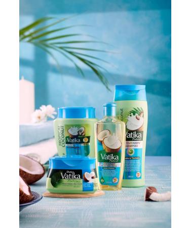 Dabur Vatika Coconut Enriched Hair Oil - Nourishing Coconut Oil for Healthy Hair (200ml) | Buy Online - International Shipping - Buy Online on SooperMarket.com