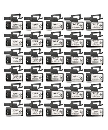 30 Pack 3V 1750mAh A98L-0031-0026 PLC Battery for FANUC A98L-0031-0026 A02B-0309-K102 Non-Rechargeable