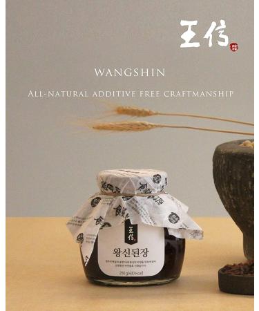 Wangshin Doenjang Aged 3 Years (9oz) - Premium Korean Soybean Paste | Traditional Fermentation in Clay Pots | 9 Ounce Pack - Buy Online on SooperMarket.com