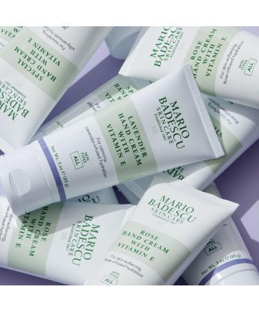 Mario Badescu Vitamin E Hand Cream 3 oz - Moisturizing, Fast-Absorbing Formula for Dry, Cracked Hands - Ideal for All Skin Types - Buy Online on SooperMarket.com