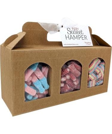 Fizzy Sweet Hamper Box - Sour Sweet Gift for Birthdays Mother's Day Valentine's Easter Father's Day Christmas - Buy Online on SooperMarket.com