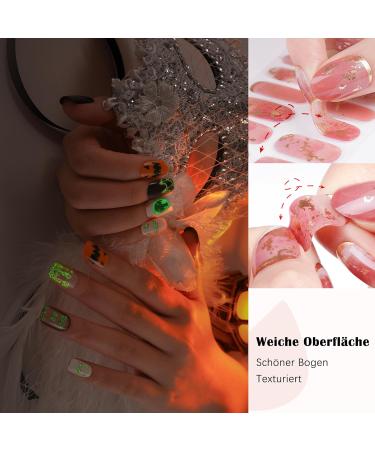 Buy Danni & Toni Gel Nail Foils - Trick or Treat UV Gel Film for Halloween | Pumpkins & Ghosts Design - Buy Online on SooperMarket.com