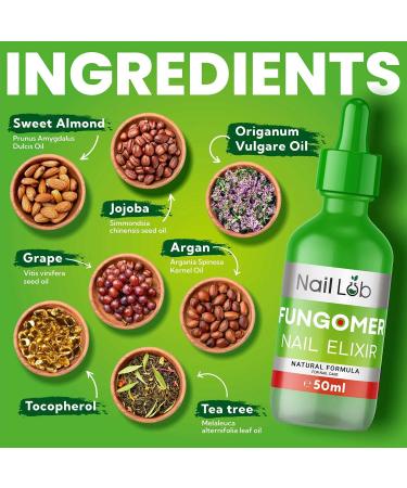 NAIL LAB Premium Fungal Nail Treatment 50ml - Tea Tree Oil for Toenails & Fingernails - Includes Bonus Nail Fungal Pen & File - Buy Online on SooperMarket.com