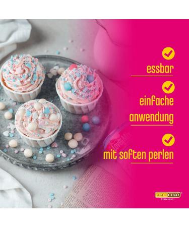 Buy Decocino Love-Mix Sprinkle Mix - Sugar Pearls & Confetti for Cake & Muffin Decoration - 95g - International Shipping Available - Buy Online on SooperMarket.com