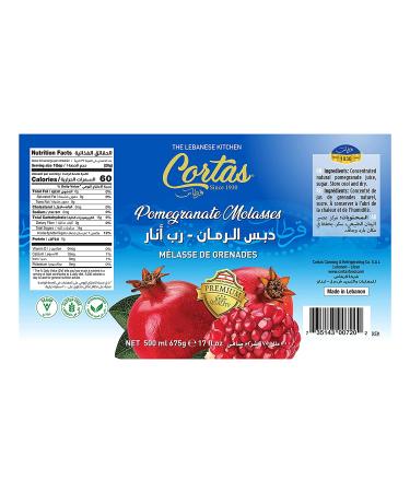Cortas Pomegranate Concentrated Molasses (Large) - 17 oz (500 ml) - Buy Online on SooperMarket.com