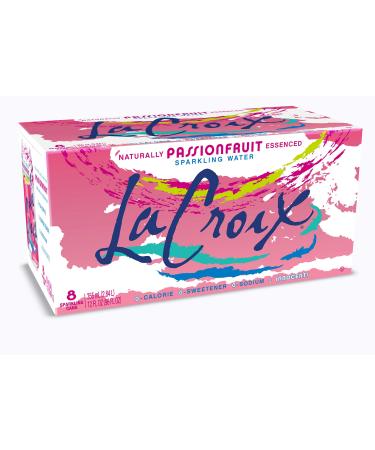 LaCroix, Sparkling Water, Passionfruit,12 Fl Oz (Pack of 8) Passion Fruit 12 Fl Oz (Pack of 8)
