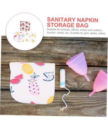 3pcs Healeved Napkin Storage Bag Set - Portable Hygiene & Makeup Pouch for Travel - Buy Online on SooperMarket.com
