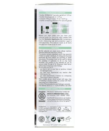 Herbatint HR Color 2N Brown - Natural Herbal Hair Dye for Rich Lasting Color | International Shipping Available - Buy Online on SooperMarket.com