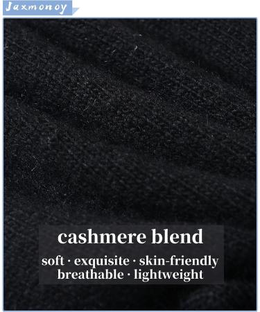 Jaxmonoy Cashmere Slouchy Beanie for Women | Lightweight Winter Knit Hat - Buy Online on SooperMarket.com