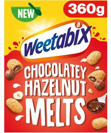 Breakfast Cereal Bundle With Weetabix Chocolate Melts Milk Chocolate 360g and Chocolatey Hazelnut Melts 360g (2 Pack) - Buy Online on SooperMarket.com