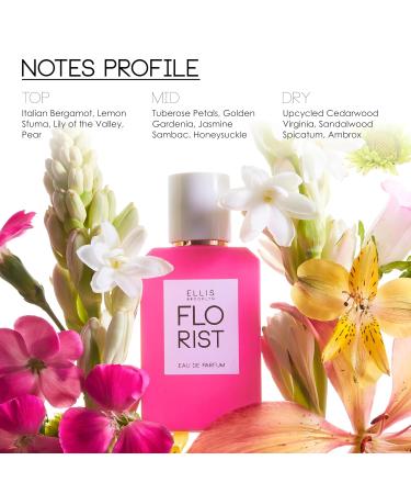 Ellis Brooklyn FLORIST Eau De Parfum - Fresh Floral Perfume For Women with Italian Bergamot Tuberose & Cedarwood Vegan Perfume Made In The USA FLORIST 0.33 Fl Oz (Pack of 1) - Buy Online on SooperMarket.com