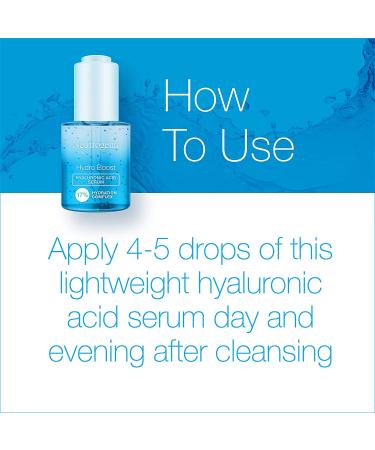 Neutrogena Hydro Boost Hyaluronic Acid Serum - Fragrance Free (1.0 fl oz  30 ml) | Hydrate & Plump Skin - Buy Online on SooperMarket.com