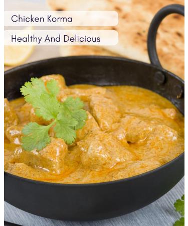 Spice Pots Korma Powder - 100% Natural Ingredients - Gluten Free & Vegan - Mild Heat - 40g Pot - 8 Servings - Buy Online on SooperMarket.com