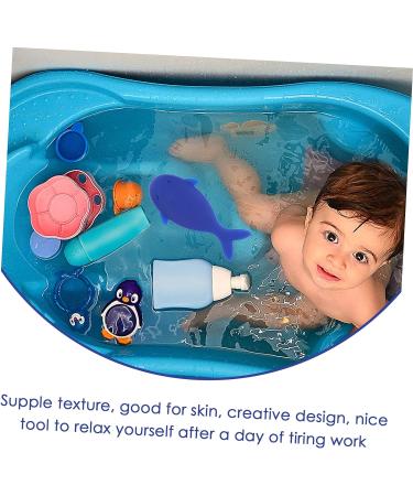 2pcs Silicone Scalp Scrubber & Shampoo Brush Set for Baby Exfoliating & Massage - Shower & Body Cleaning Accessory - Buy Online on SooperMarket.com