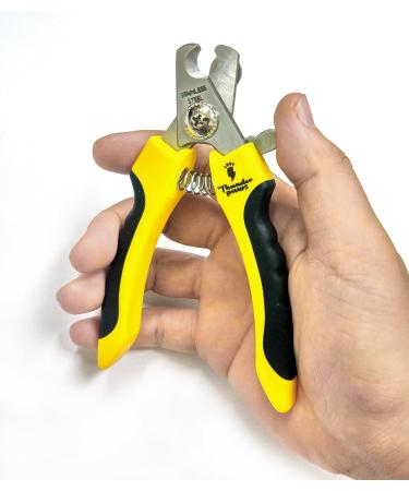 Thunderpaw s Professional Dog Claw Scissors with Safety Lock & Nail File - Medium to Large (Yellow) - Best Pet Nail Clippers for Safety - Buy Online on SooperMarket.com